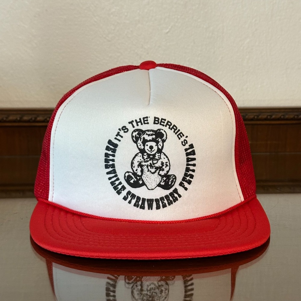 Vintage Belleville Michigan Strawberry Festival Snapback Hat